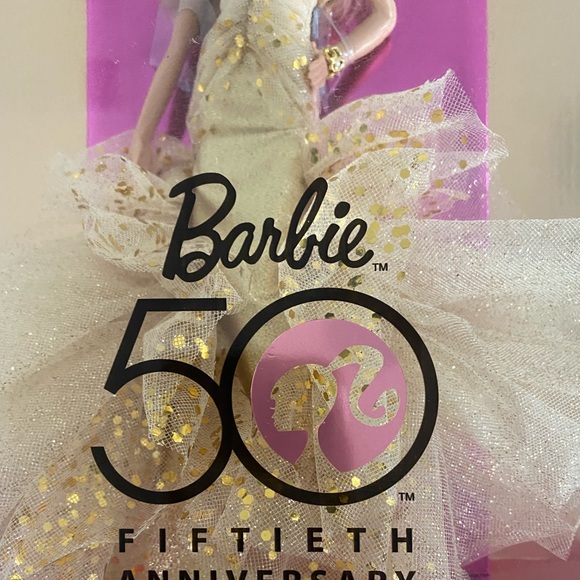 Barbie 50th Anniversary Golden Glamour Doll - Picture 3 of 5